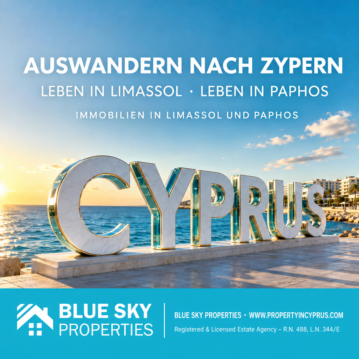 Auswandern nach Zypern Immobilien in Limassol & Paphos